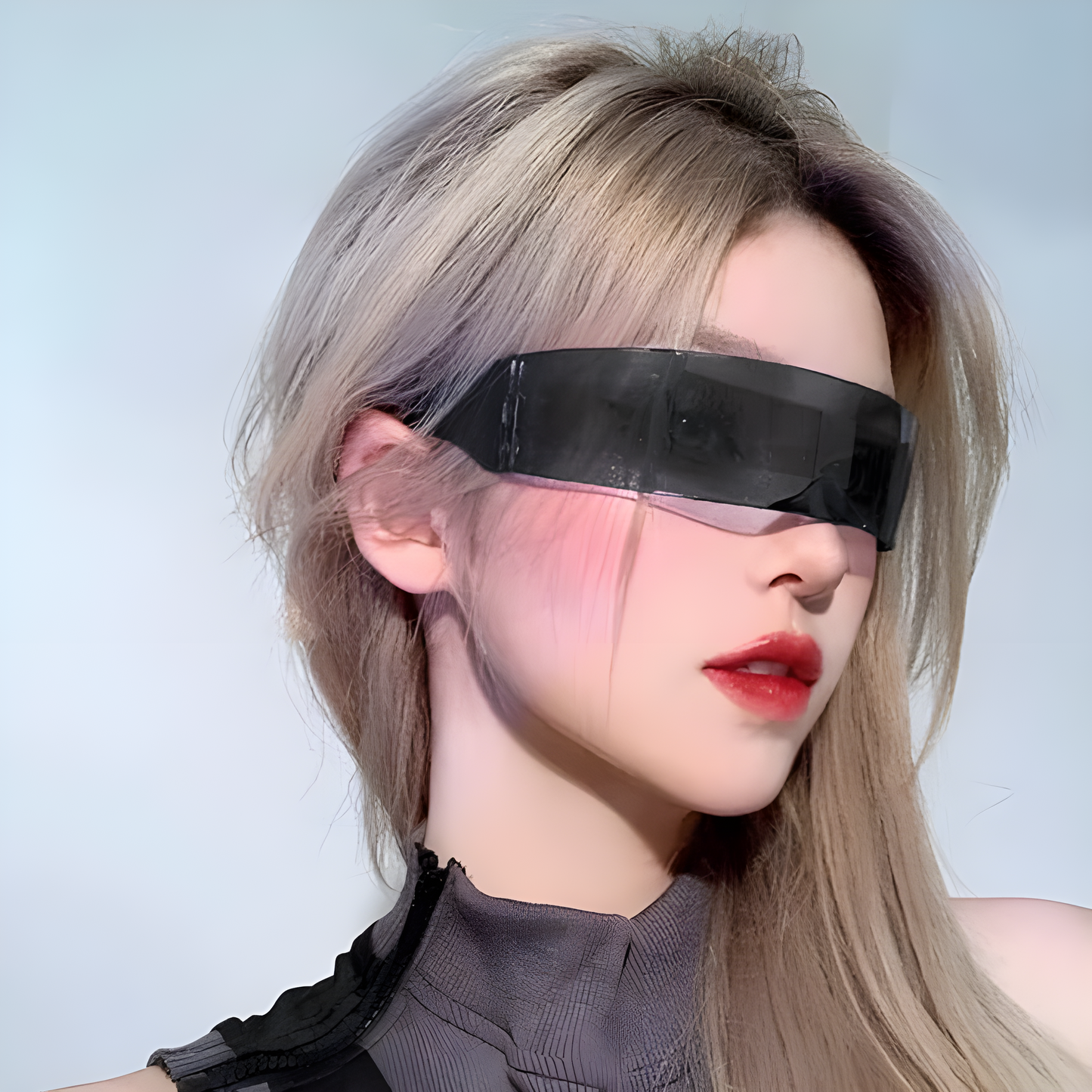 Techwear cyberpunk sunglasses also offer UV protection to keep your eyes safe from harmful sun rays Canada.