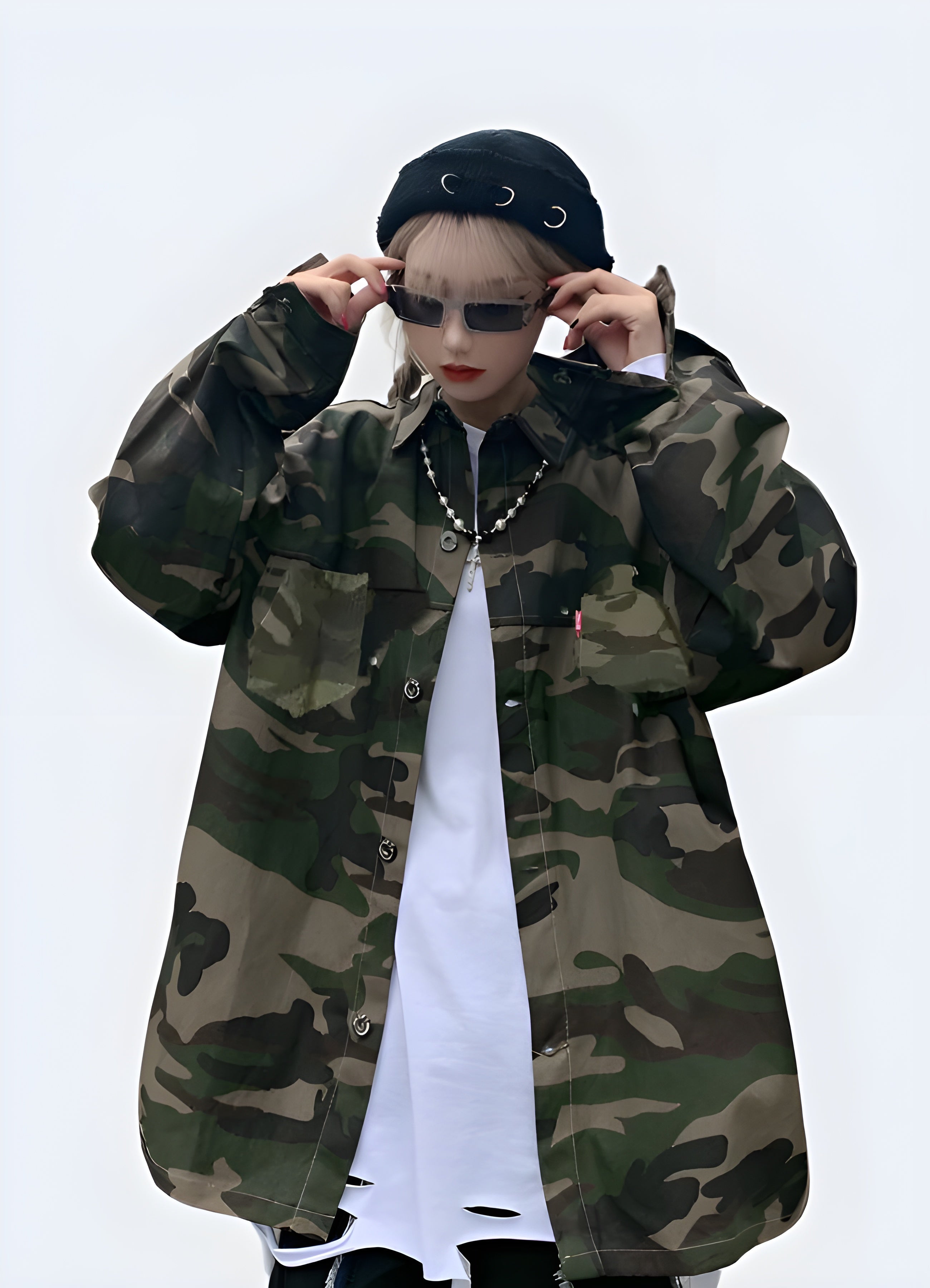 Women s Techwear Street Camo Jacket Techwear Canada